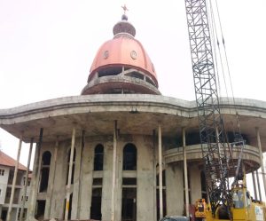 Dome Construction for Catholic Church Sabongida Ora, Edo State